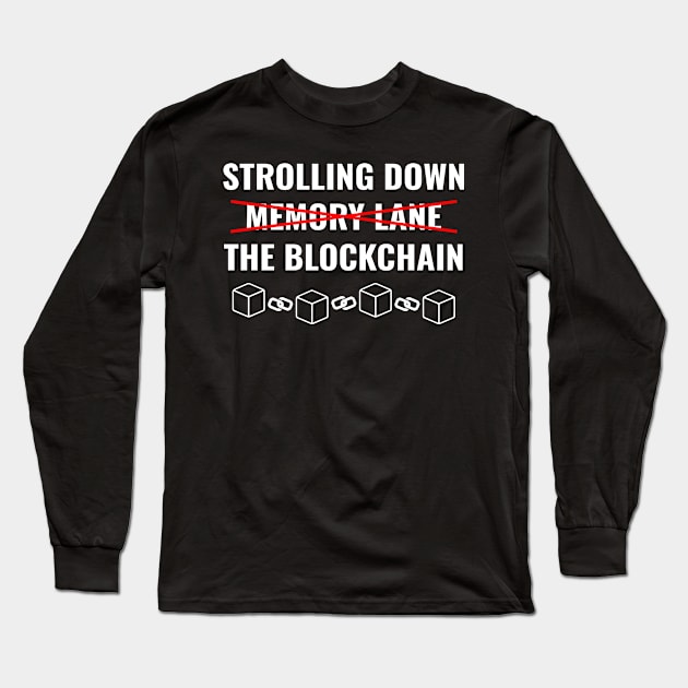 Cryptocurrency Blockchain Ethereum Ether ETH Funny Pun Long Sleeve T-Shirt by Dr_Squirrel